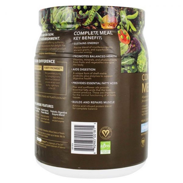 Comprar Plantfusion, Proteína Vegetal Refeição Completa, Sabor Baunilha - 455g (1 lb) - Imagem 4