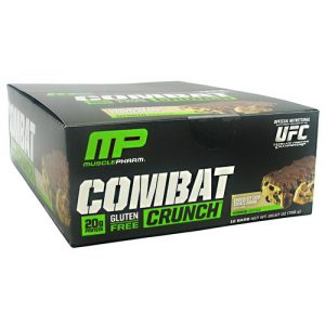 Comprar MusclePharm, Barras Crocantes Combate - Sabor Bolacha com Chocolate - 12 Pacotes