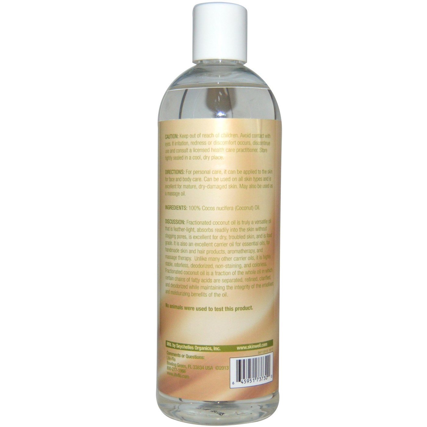 Comprar Life-Flo, Óleo de Coco Fracionado - 473 ml - Imagem 2