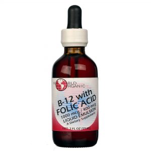 Comprar World Orgânico B12 líquido 1000 mcg W / fol 2 Oz