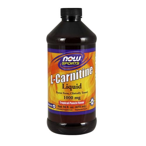 Comprar Now Foods, L-Carnitina Líquida 1000 mg - 473 ml