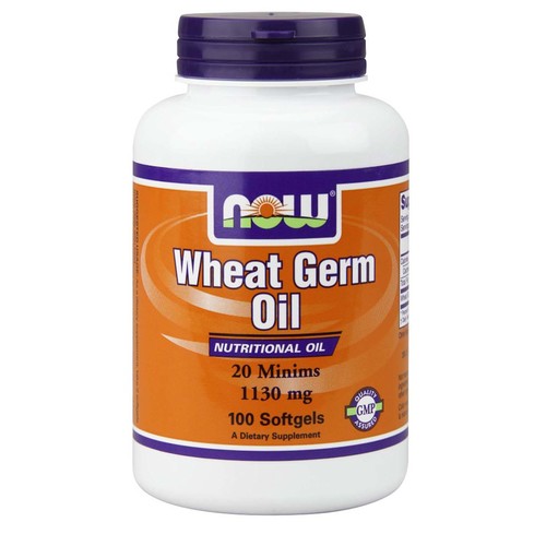 Comprar Now Foods, Óleo de Germe de Trigo 20 Minims 1130mg - 100 Cápsulas