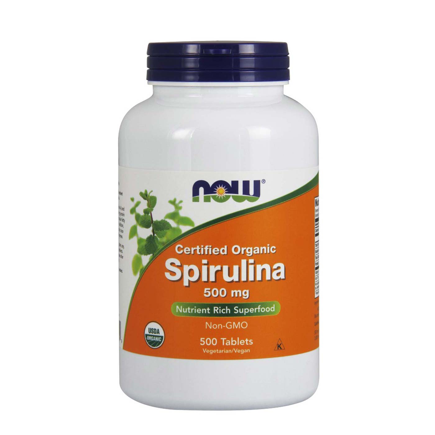 Comprar Spirulina Orgânica 500 mg Now Foods 500 Tabletes