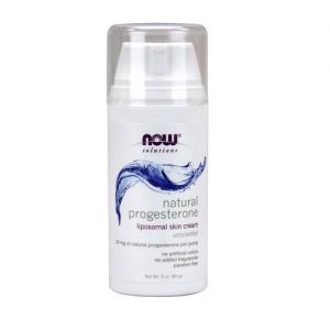 Comprar Creme de Pele Lipossomal Progesterona Natural Now Foods, Sem Fragrância 85 gr