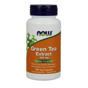 Comprar Now Foods, Extrato de Chá Verde 400 mg - 100 Cápsulas