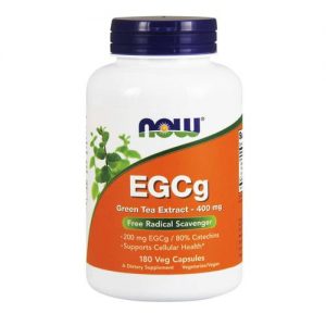 Comprar Now Foods, EGCg Extrato de Chá Verde 400 mg - 180 Cápsulas Vegetarianas