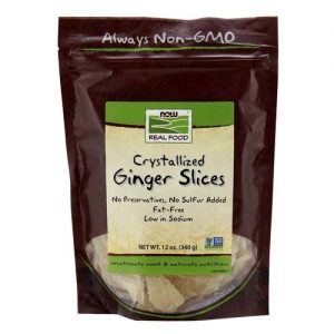 Comprar Now Foods, Fatias de Gengibre Cristalizados - 340 g