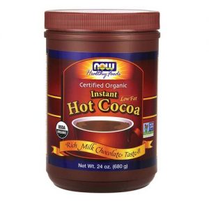 Comprar Now Foods, Cacau Quente Orgânico Instantâneo - 680 g (24 oz)