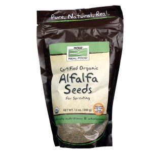 Comprar Now Foods, Sementes de Alfafa Orgânicas - 340 g (12 oz)