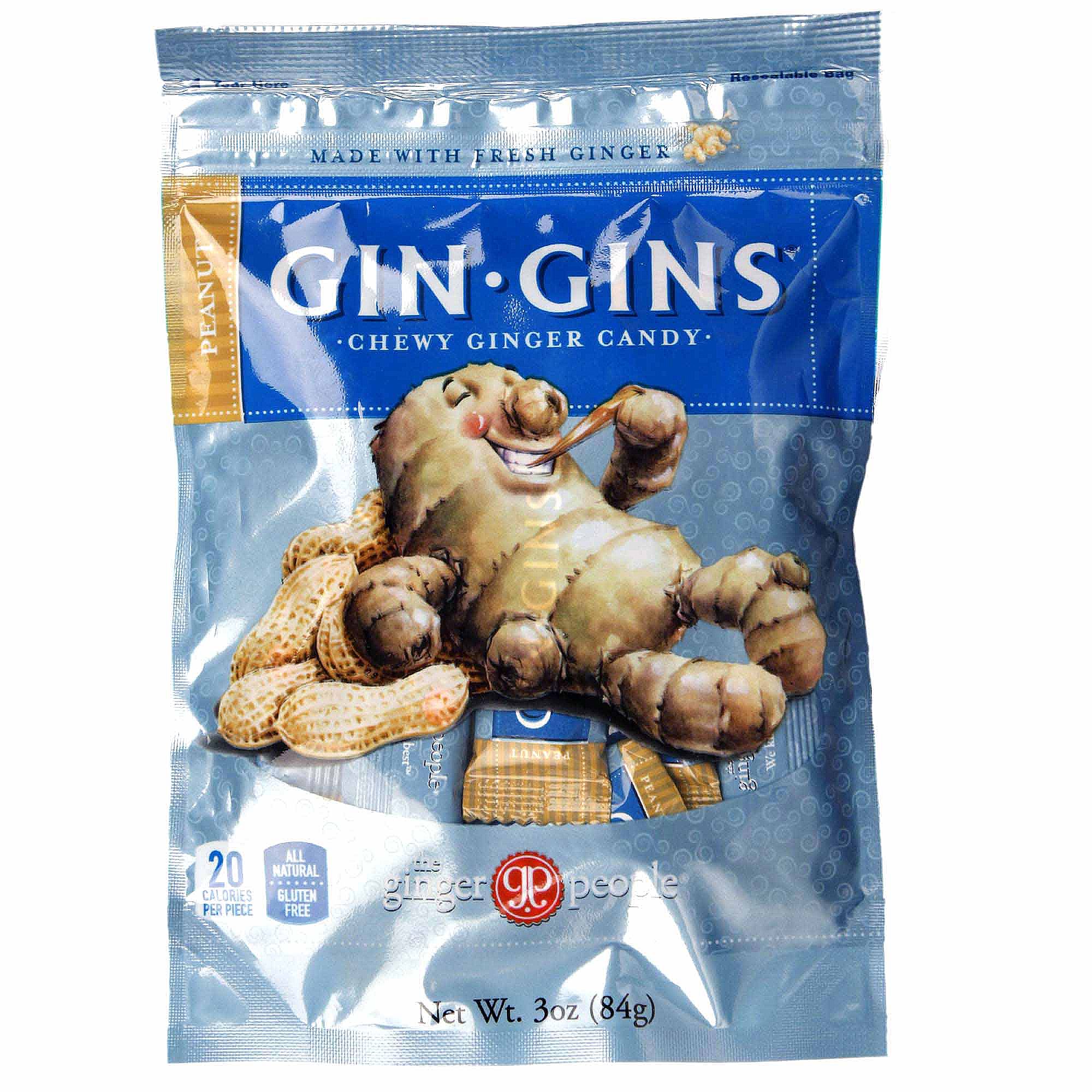 Comprar Ginger People Gengibre Mastiga (24 unidades) de amendoim 24-3 sacos oz