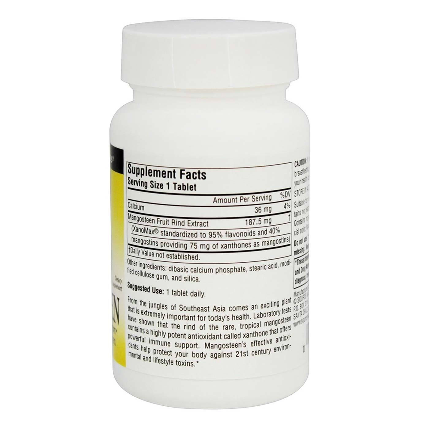 Comprar Source Naturals, Mangostão - 120 Tabletes - Imagem 2