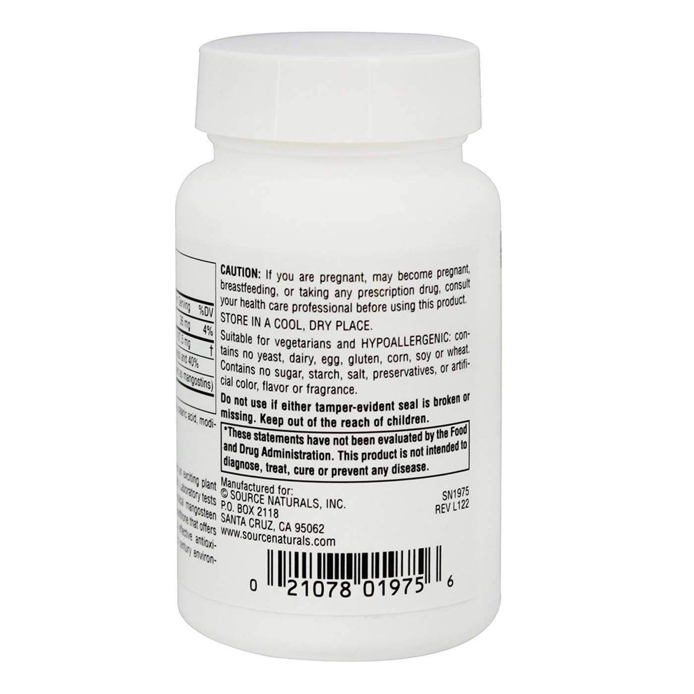 Comprar Source Naturals, Mangostão - 120 Tabletes - Imagem 3