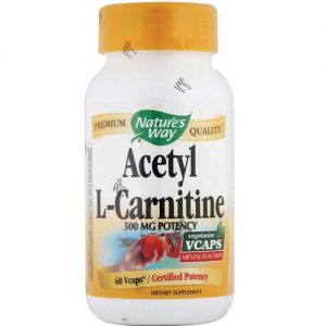Comprar Nature's Way, Acetil L-Carnitina - 60 Cápsulas Vegetarianas