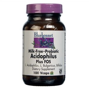 Comprar Bluebonnet Nutrition, Acidophilus Plus FOS - Probiótico sem Leite -100 Cápsulas