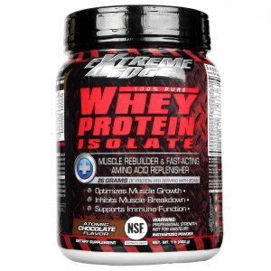 Comprar Extreme Edge, Whey Protein Isolate, Chocolate Atômico - 462 g (1 lb)
