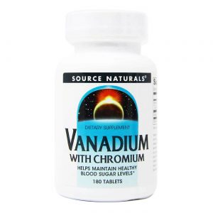 Comprar Source Naturals, Vanádio com cromo - 180 Tabletes