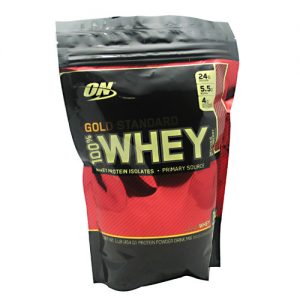 Comprar Optimum Nutrition, Gold Standard 100% Whey, Morango - 454 g (1 lb)