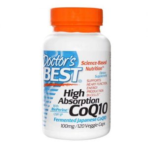 Comprar Doctor's Best, CoQ10 100mg Alta absorção - 120 Cápsulas Vegetais