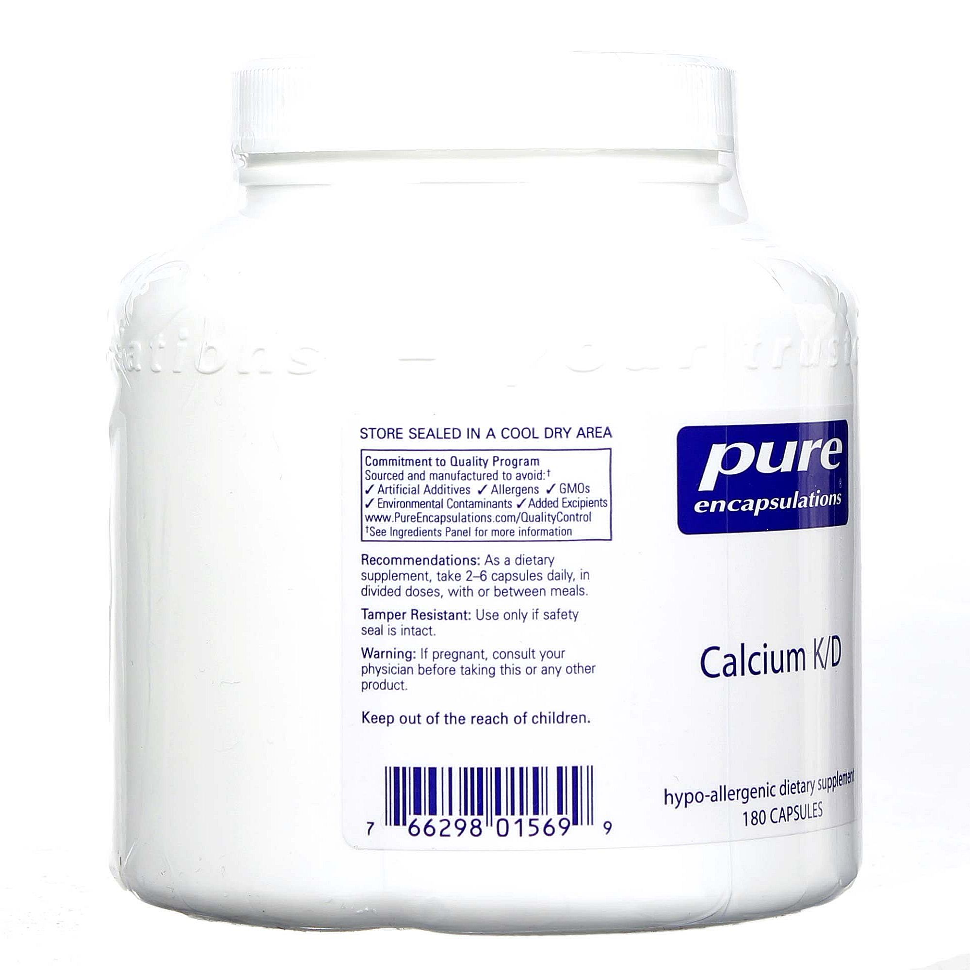 Comprar Pure EnCápsulasulations Cálcio K/D 400 mg - 180 Cápsulas - Imagem 3