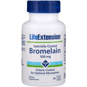 Comprar Life Extension, Bromelaína Especialmente Revestida, 500 mg, 60 Comprimidos Revestidos Entericamente