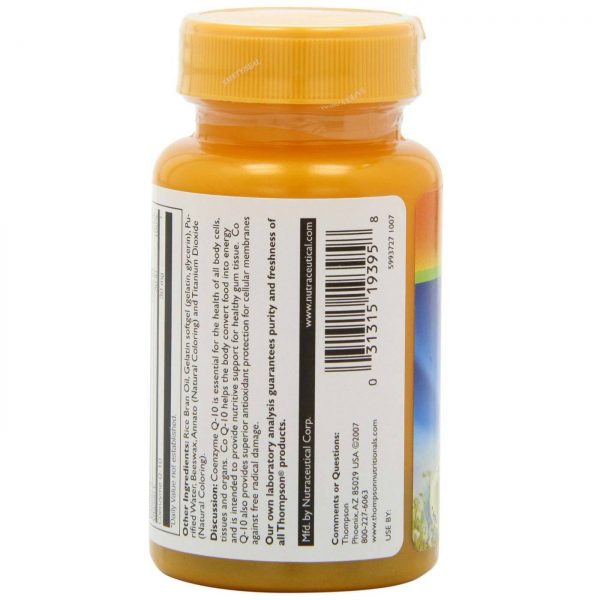 Comprar Thompson CoQ10 30 mg 30 Cápsulas - Imagem 4