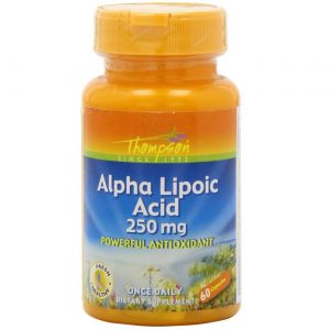 Comprar Thompson Ácido alfa-lipóico 250 mg 60 Cápsulas