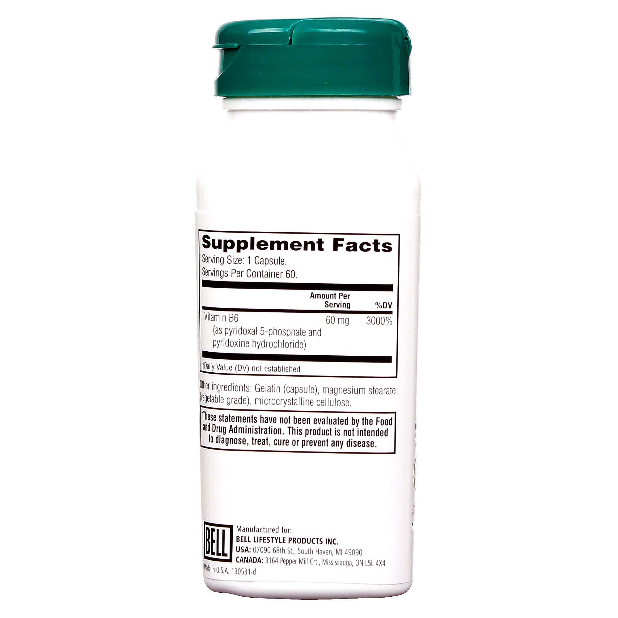 Comprar Bell, Vitamina B6 - 60 Cápsulas - Imagem 2