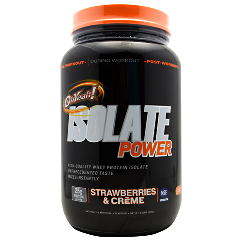 Comprar ISS Research Oh Yeah! Isolate Power, Morangos e Creme - 2 lbs