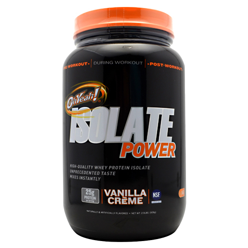 Comprar ISS Research Oh Yeah! Isolate Power, Creme de baunilha - 2 lbs