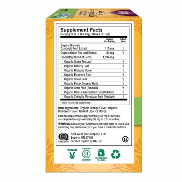 Comprar Yogi Tea Organic Teas, Chá Verde Slim Life™, Mirtilo - 16 Saquinhos de Chá - Imagem 4