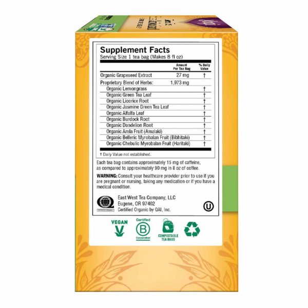 Comprar Yogi Tea Organic Teas, Chá Verde Super Antioxidante - 16 Saquinhos de Chá - Imagem 4