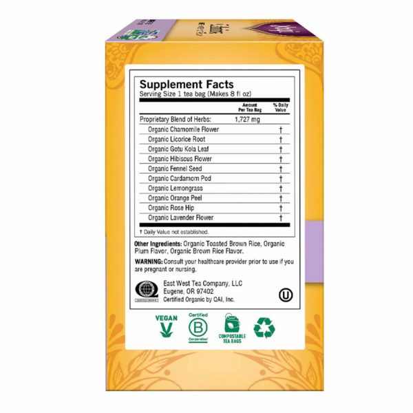 Comprar Yogi Tea Organic Teas, Chá Orgânico Calming™ - 16 Saquinhos de Chá - Imagem 4