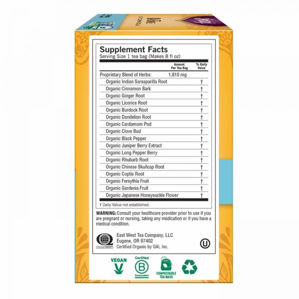 Comprar Yogi Tea Organic Teas, Chá Orgânico Detox - 16 Saquinhos de Chá - Imagem 4