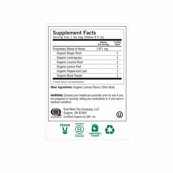 Comprar Yogi Tea Organic Teas, Chá Orgânico Limão e Gengibre - 16 Saquinhos de Chá - Imagem 5