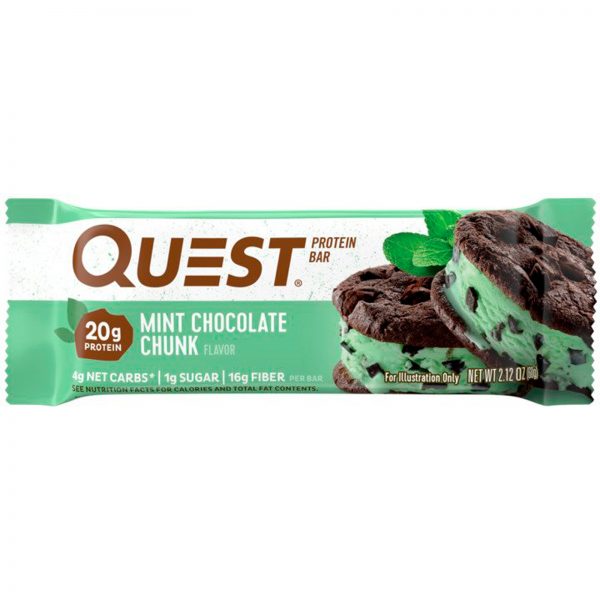 Comprar Quest Nutrition, Barra de Proteínas, Chocolate com Hortelã, 12 Barras, 60 g (2,12 oz) Cada - Imagem 4
