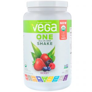 Comprar Vega, One, Shake Tudo-Em-Um, Baga, 24,3 oz (688 g)