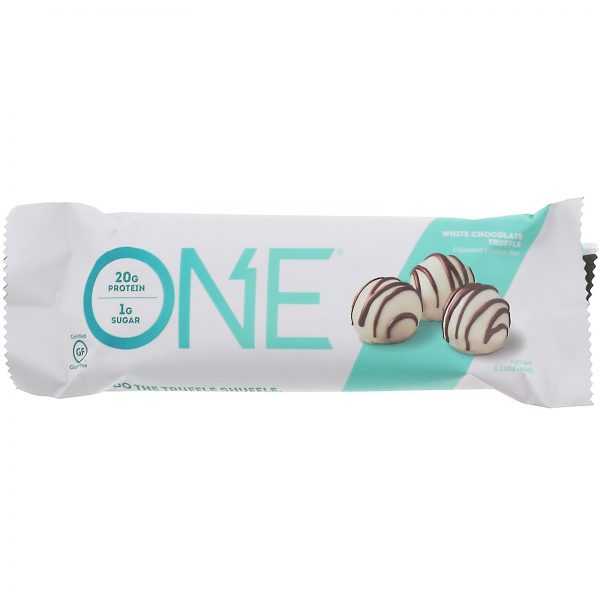 Comprar One Brands, ONE Bar, White Chocolate Truffle, 12 Bars, 2.12 oz (60 g) Each - Imagem 4