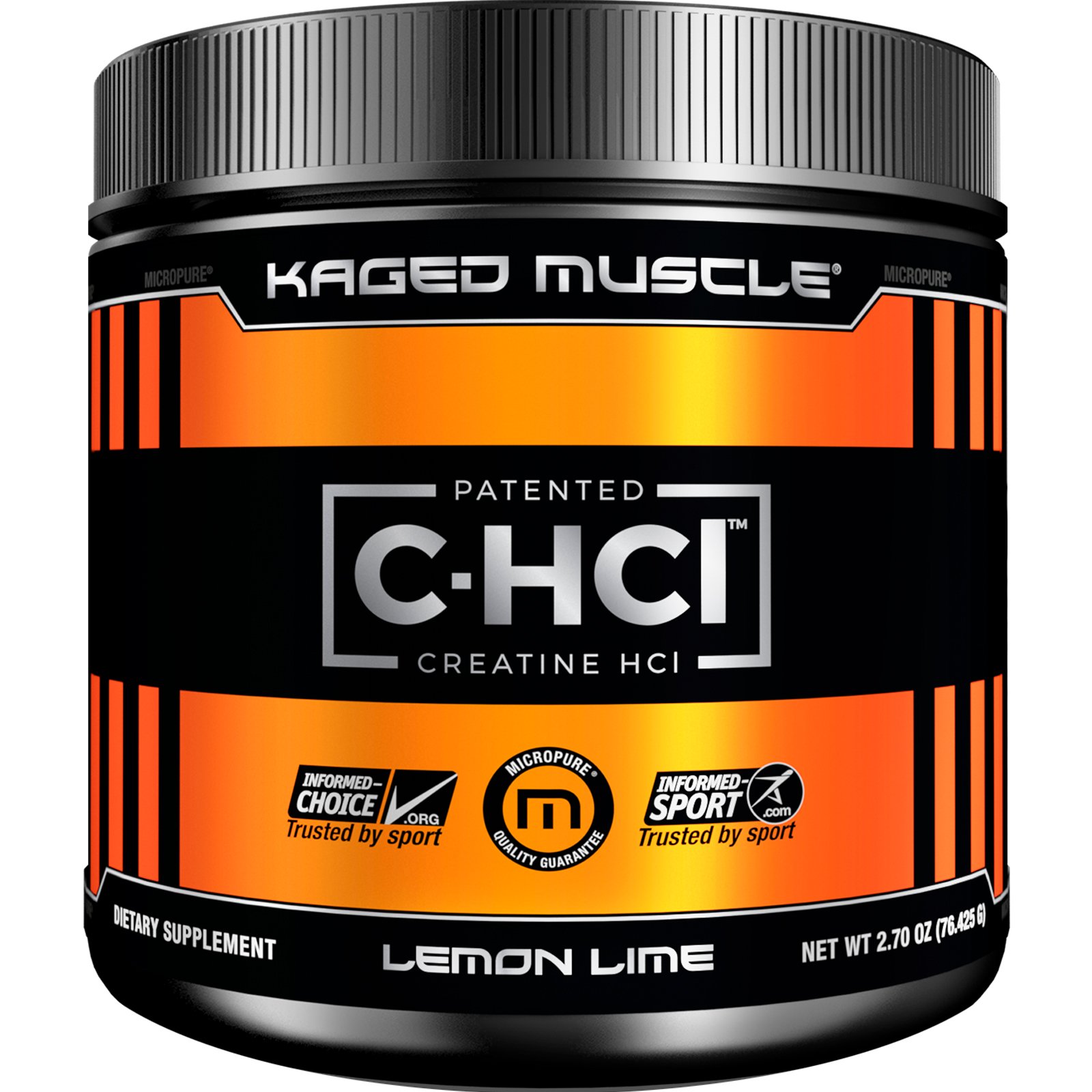 Comprar Kaged Muscle, Creatina C-HCL Patenteada, Lima Limão, 2,70 oz (76,425 g)