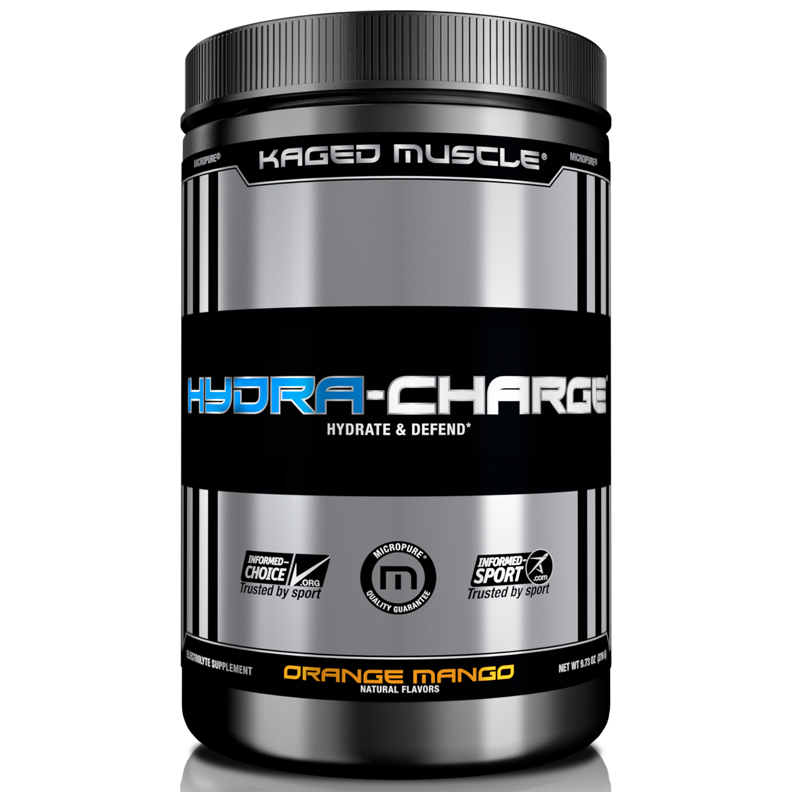 Comprar Kaged Muscle, Hydra-Charge, Orange Mango, 9.73 oz (276 g)