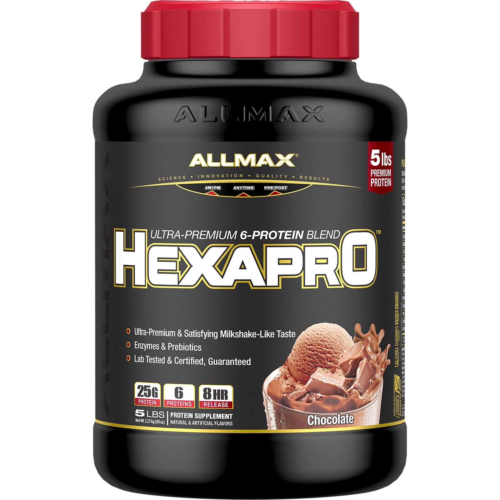Comprar ALLMAX Nutrition, Hexapro, Mistura de 6 Proteínas Ultrapremium, Chocolate, 2,27 kg (5 lb)