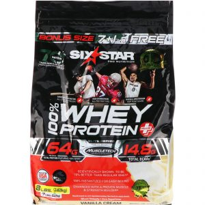 Comprar Six Star, Elite Series 100% Whey Protein Plus, Vanilla Cream, 8 lb (3.63 kg)