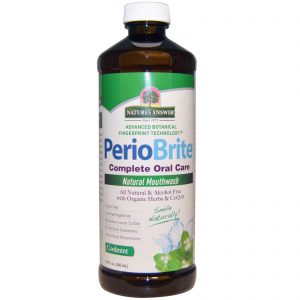 Comprar Nature's Answer, PerioBrite, Enxaguante Bucal Menta, 473 ml (16 oz)