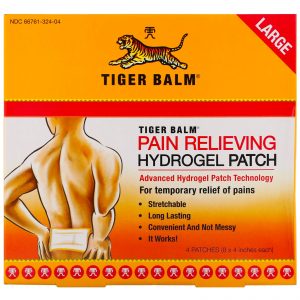 Comprar Tiger Balm, Pain Relieving Patch, Large, 4 Adesivos (8 x 4 pol. Cada)