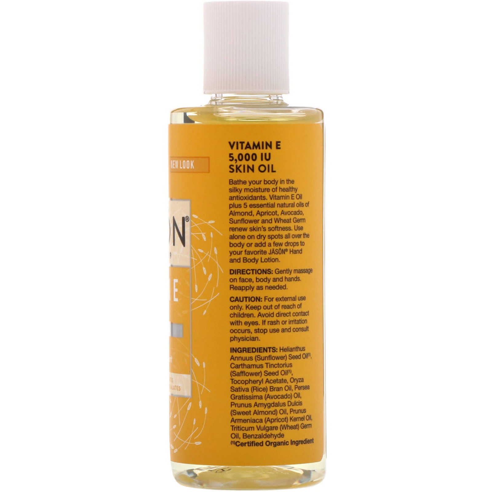 Comprar Jason Natural, Óleo de Vitamina E para a Pele, 5.000 UI, 118 ml (4 fl oz) - Imagem 2