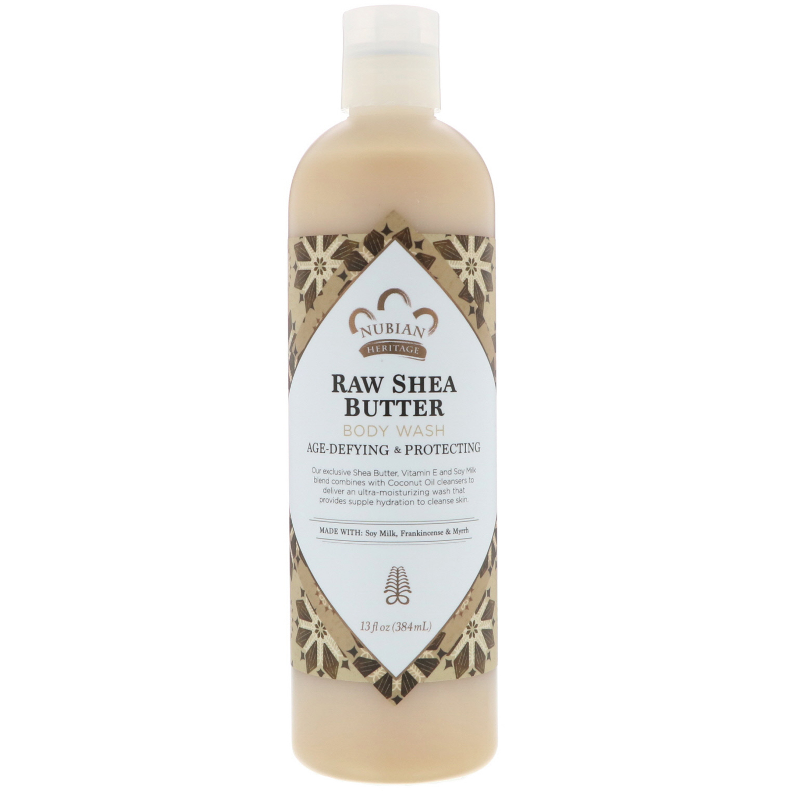 Comprar Nubian Heritage, Body Wash, Manteiga de Carité Crua, 13 fl oz (384 ml)
