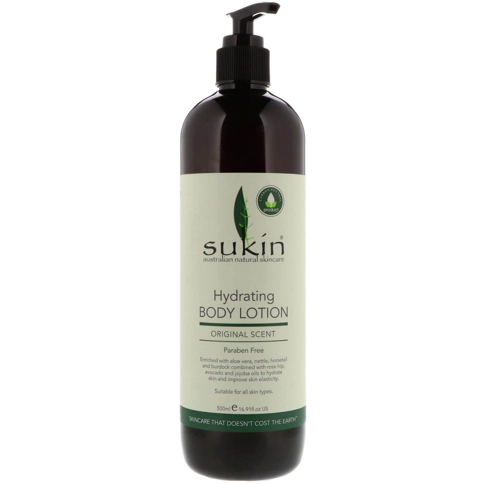 Comprar Sukin, Hydrating Body Lotion, Original Scent, 16.9 fl oz (500 ml)