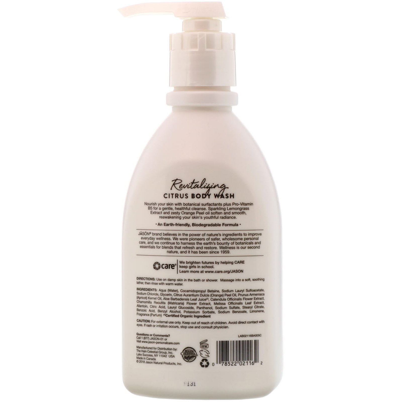 Comprar Jason Natural, Sabonete Líquido, Cítrico Revitalizante, 887 ml (30 fl oz) - Imagem 2