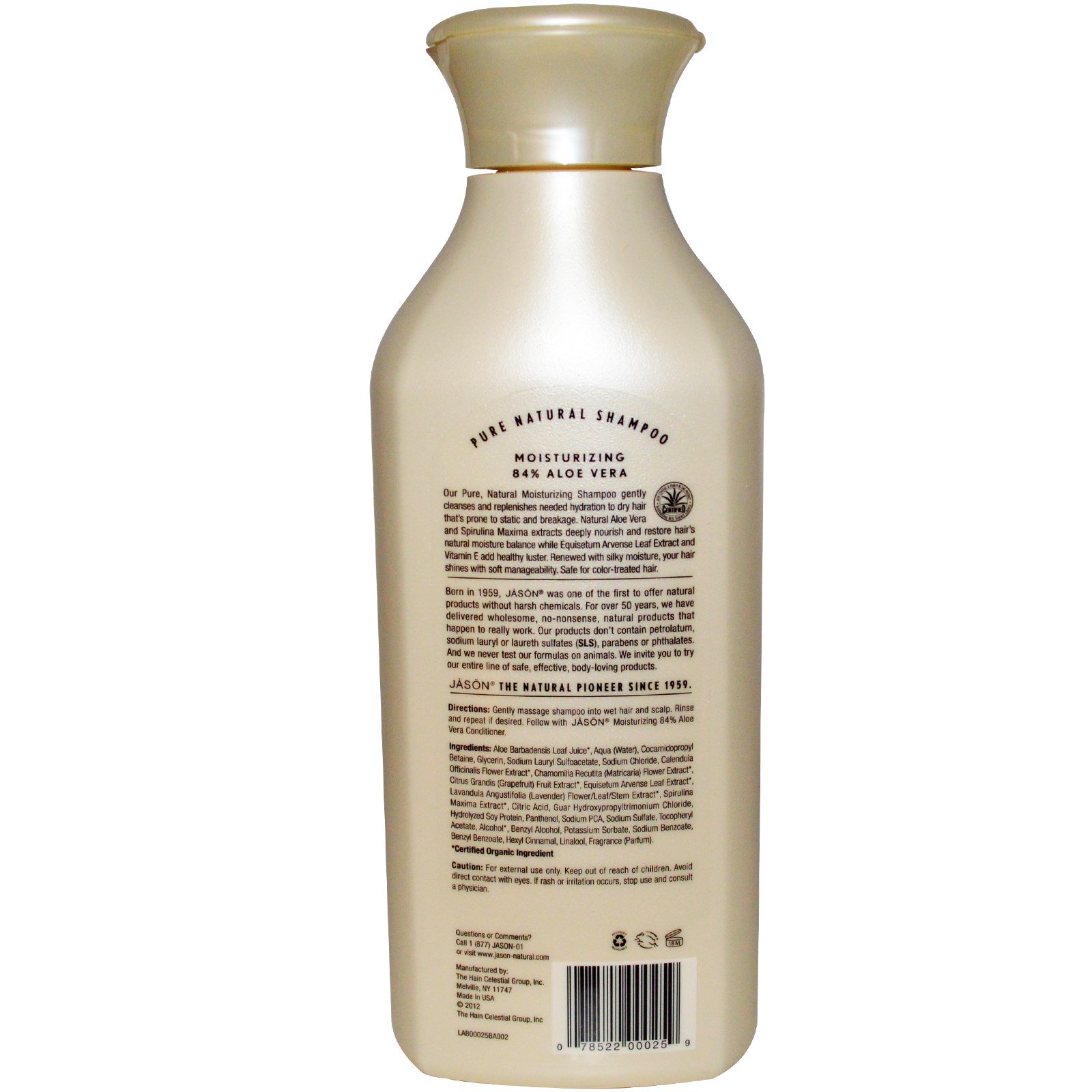 Comprar Jason Natural, Xampu Puro e Natural, Babosa, 16 fl oz (473 ml) - Imagem 2