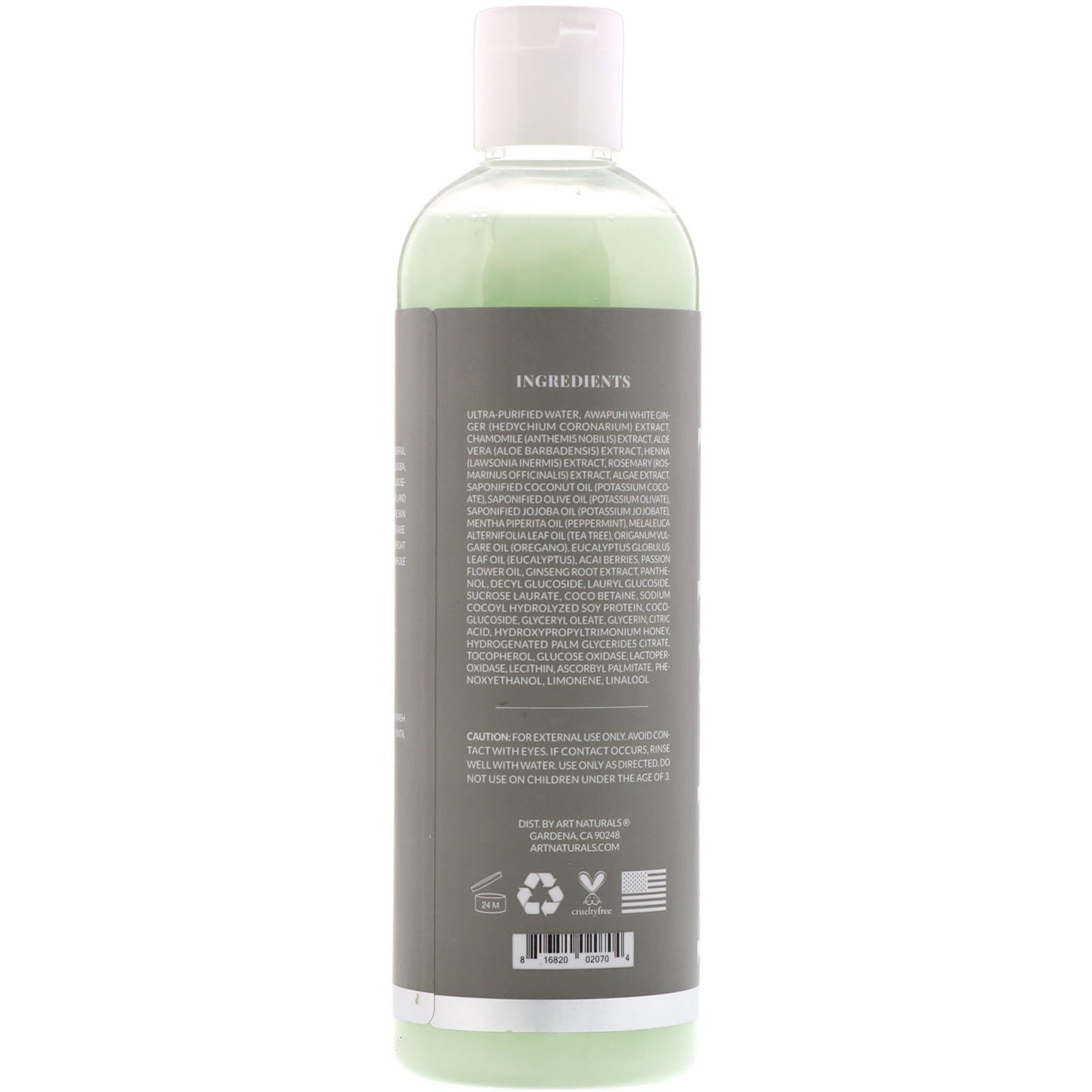 Comprar Artnaturals, Sabonete para o Corpo e Pés, Antifúngico, 12 fl oz (354,8 ml) - Imagem 2