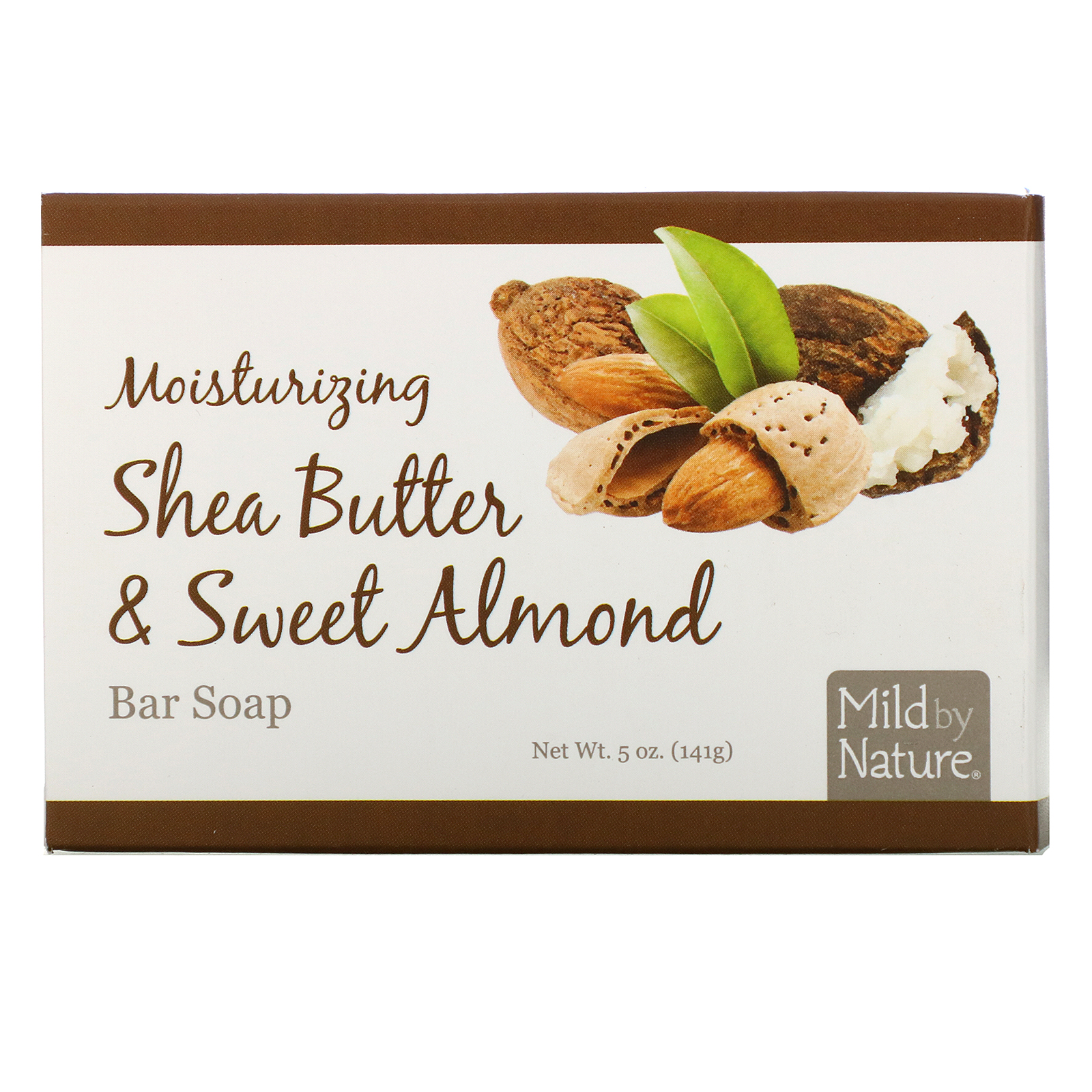 Comprar Mild By Nature, Sabonete em Barra Hidratante, Manteiga de Karité e Amêndoa Doce, 5 oz (141 g)